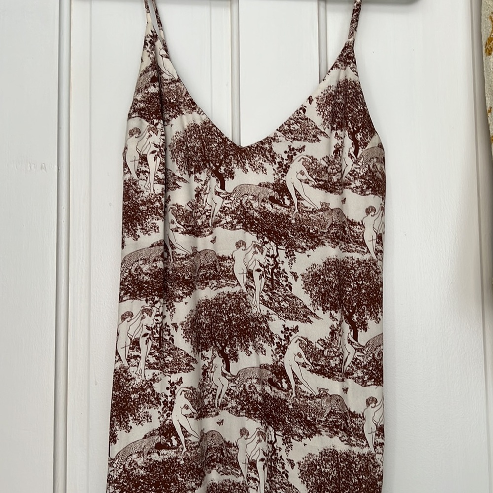 Reformation Marlowe mini dress with slit